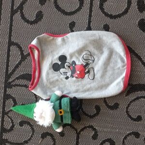 Dog Mickey Mouse T-Shirt & 1 Squeaky Toy